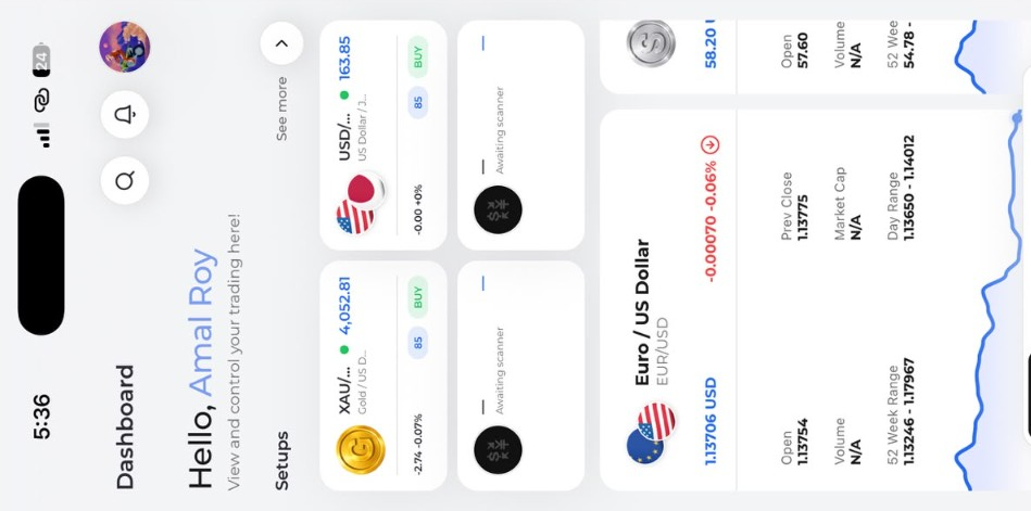 POD app screen